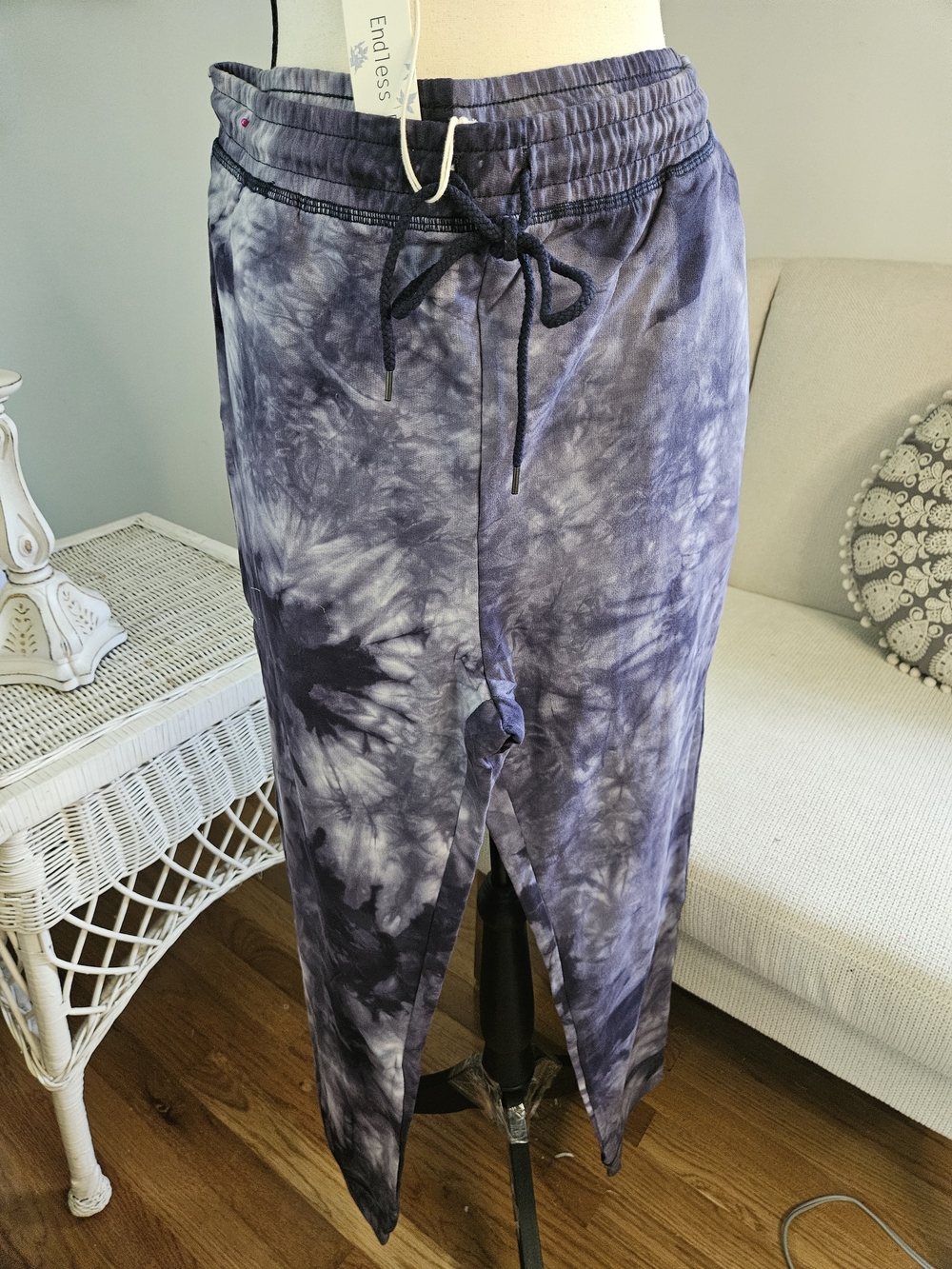 Endless Tie-Dye Purple Men's Jogger Pants With Pockets P122